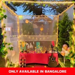 Scenic Candle Light Dinner Setup