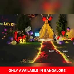 Open Garden Candle Light Dinner