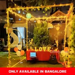 Gazebo Candle Light Dinner