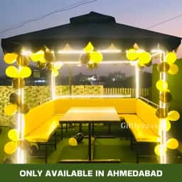 Romantic Getaway Dinner Setup