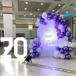 Customized 70th Birthday Decoration