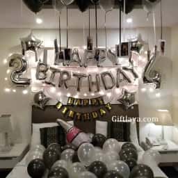 Surprise Birthday Room Decoration