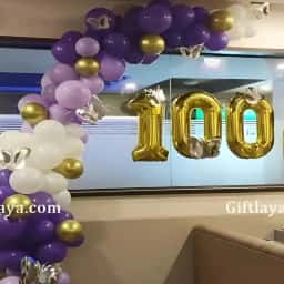 100k Celebration Decoration