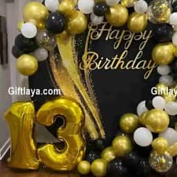 Customized Black Backdrop