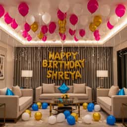 Birthday Surprise Decoration at Home