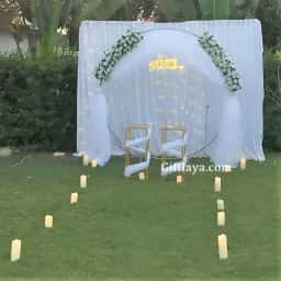 Classic White Birthday Decoration