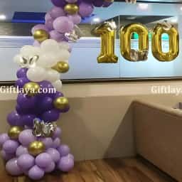 100k Celebration Decoration