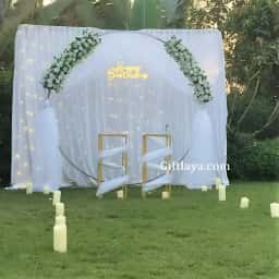 Classic White Birthday Decoration