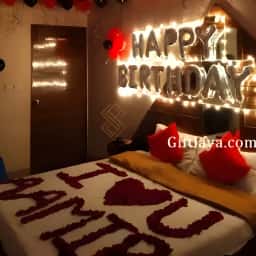 Romantic Birthday Room Decoration