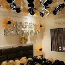 Birthday Room Balloon Decoration