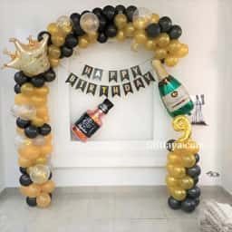 Champagne Birthday Decoration