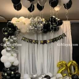 Classy Black Silver Decoration