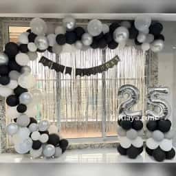 Happy Birthday Balloons Arch