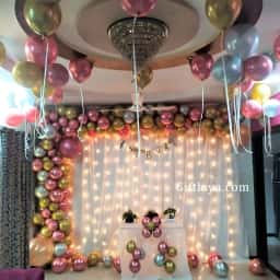 Chrome Balloon Arch