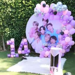 BTS Theme Birthday Decoration