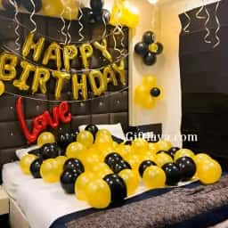 Golden Black Room Decoration