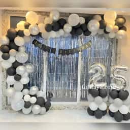 Happy Birthday Balloons Arch