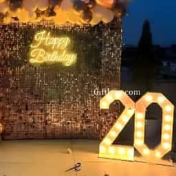 20th Birthday Decoration