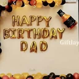 Exclusive Dad Birthday Decoration