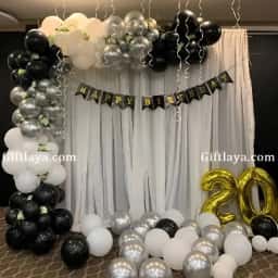 Classy Black Silver Decoration