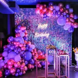 Sequence Birthday Backdrop Decoration