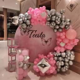 Pink and Silver Theme
