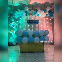 Cradle Ceremony Cloth Backdrop Decoration