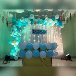 Cradle Ceremony Cloth Backdrop Decoration