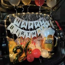 Car Boot Birthday Decoration