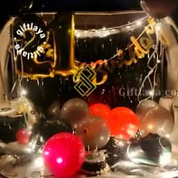 Birthday Decoration in Car