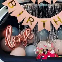 Birthday Car Decor