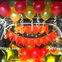 Birthday Car Boot Decoration