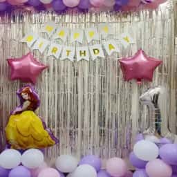 Princess Theme Birthday Decoration