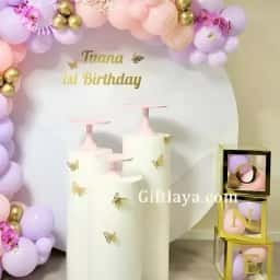 Premium Pastel Balloon Birthday Decoration