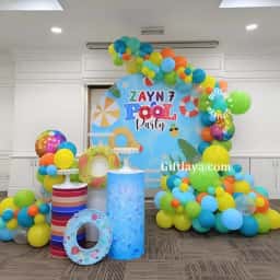 Pool Party Theme Birthday Decoration
