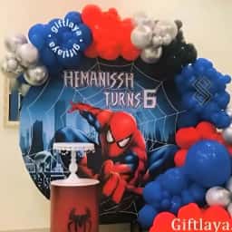 Spider-Man Theme Birthday Decoration