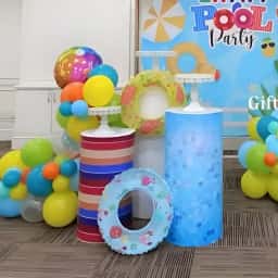 Pool Party Theme Birthday Decoration