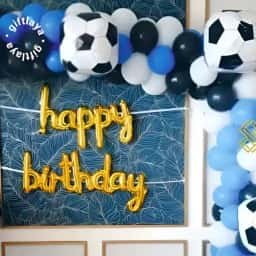 Simple Football Decoration