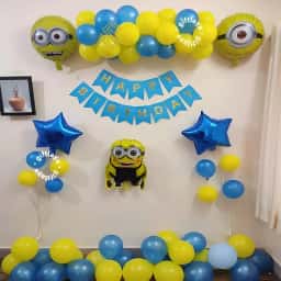 Minions Theme Birthday Decoration