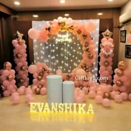 Pink Theme Birthday Decoration for Girl