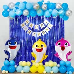 Baby Shark Balloon Hall Decoration