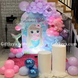 Customized Mermaid Birthday Decoration