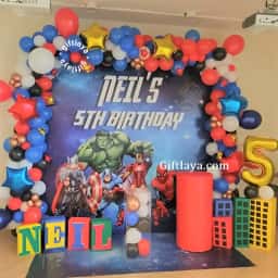 Avenger Theme Customized Decoration