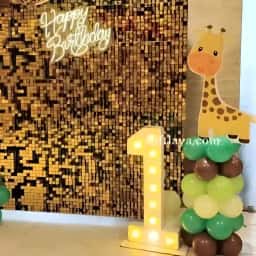 Jungle Theme Setup for Birthday