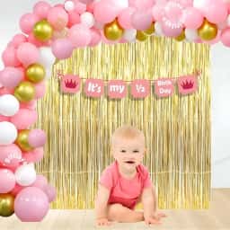 Half Birthday Balloon Decoration