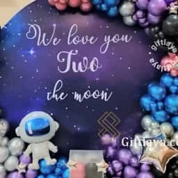 Premium Space Theme Birthday Decoration