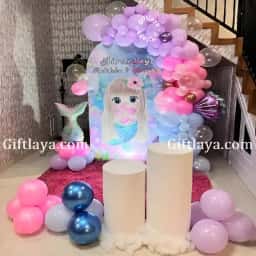 Customized Mermaid Birthday Decoration