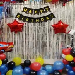 Car Theme Birthday Decoration