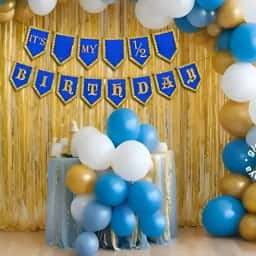 Half Birthday Balloon Decoration
