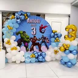 Customized Avenger Theme Backdrop